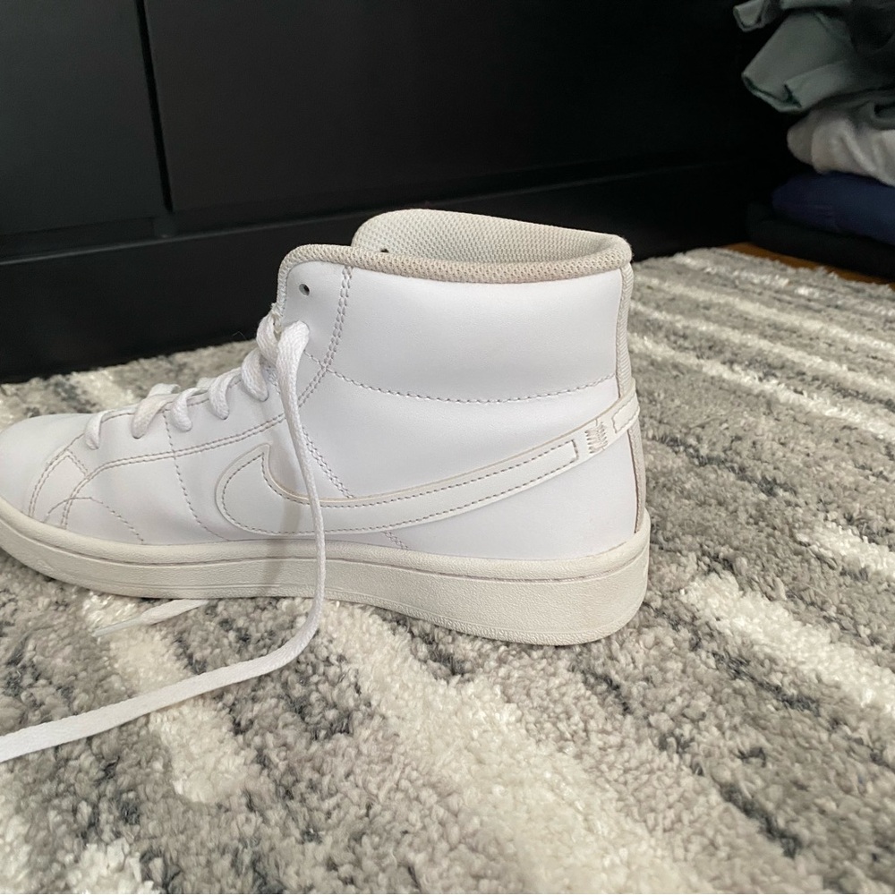 White High-Top Sneakers
